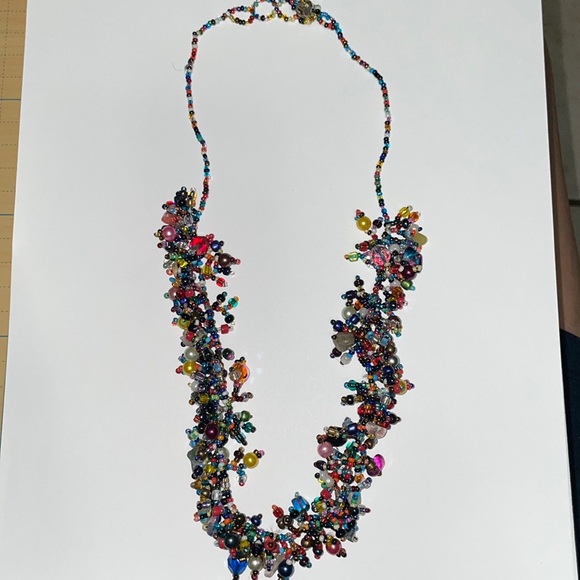 Playful Multi color beads necklace - Picture 1 of 4